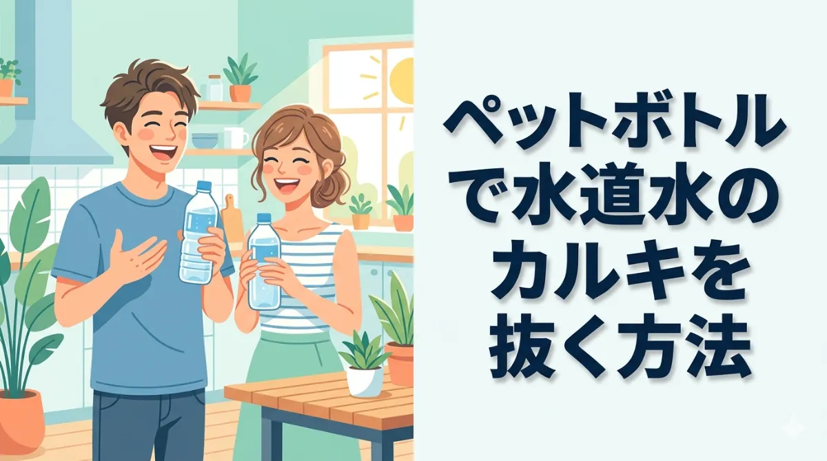 水道水のカルキ抜きをペットボトルで行う際の正しい手順と注意点