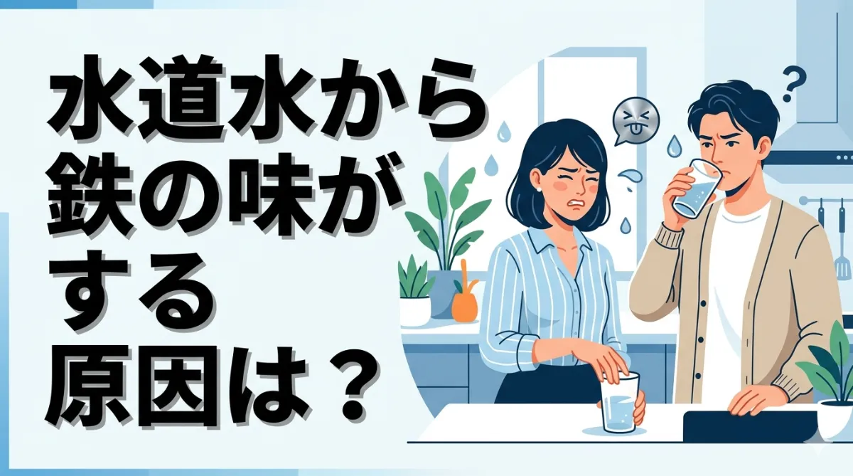 水道水から鉄の味がする原因は？安全性とすぐできる対策を徹底解説