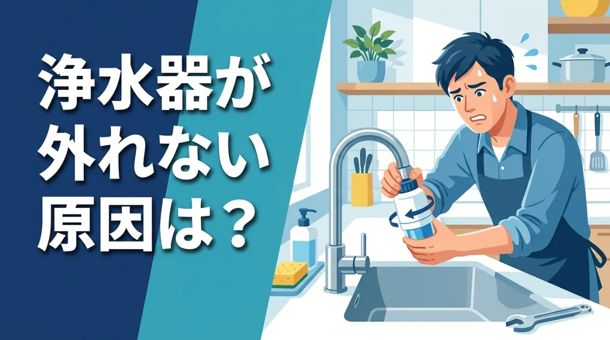 浄水器が外れない原因は？家にある物でできる外し方のコツ